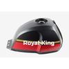 Royal Enfield "BLAZING BLACK Scram 411 Petrol Gas Fuel Tank"