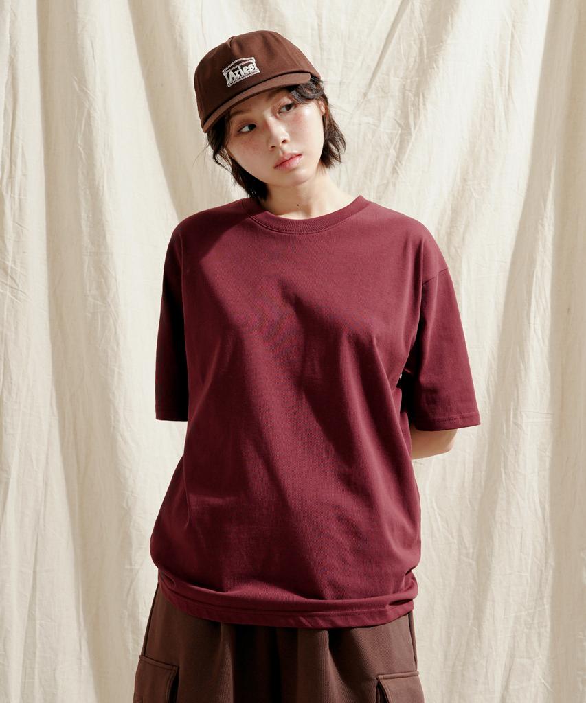 JEMUT Weekly C/P Cool Standard Short Sleeve T-Shirt Burgundy Sost2556