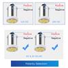 10 Stück BA9S LED-Birnen 12V 24V 6,3V 6V LED-Lichtbirnen T4W T11 Birnen Kennzeichenleuchten 1895 1891 64111 LED-Licht 755 44 47 1893 Birnen 7
