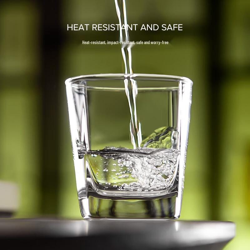 Ocean 195ml Heat-Resistant Glass Tumbler Set, 6-Piece