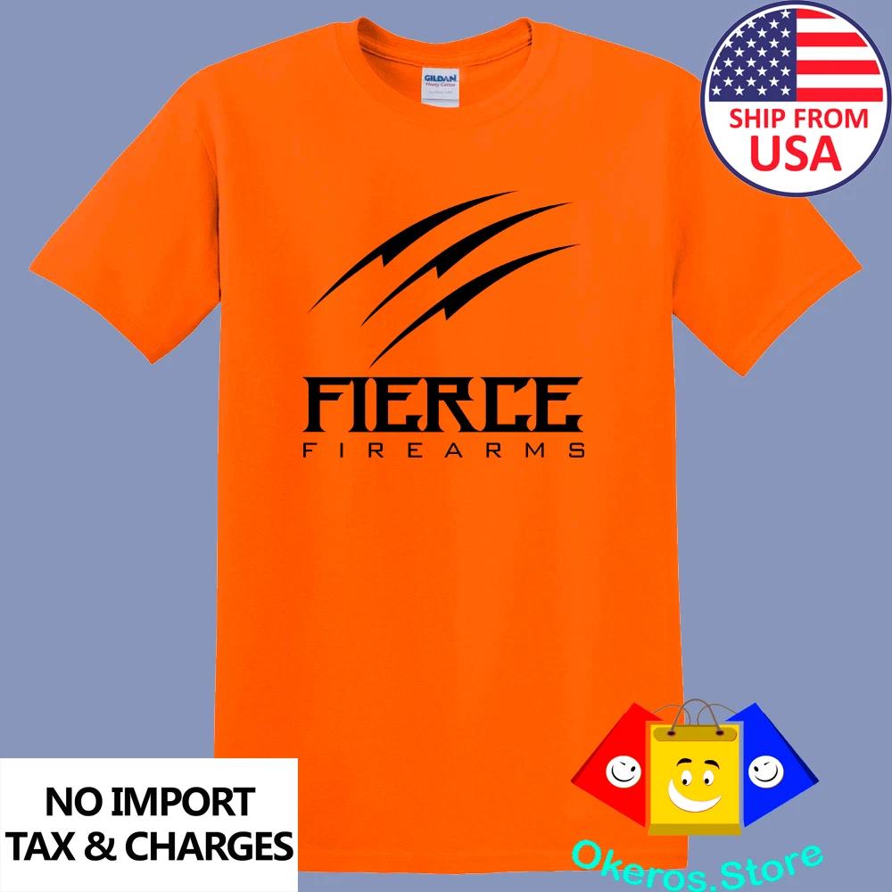 Fierce Firearms Men s Orange Size S to 3XL L