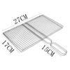 New Iron Barbecue Net Silvery Barbecue Vegetable Clip Iron Mesh Clamp Barbecue