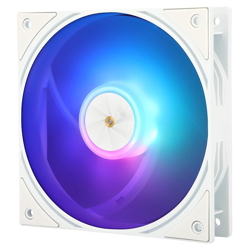 Thermalright TL-P12W-S CPU Fan ARGB,PC Case Fan Quiet 4PIN PWM Computer Fan, 120mm Specifications Silent Cooler Fan, 1500RPM Speed, Desktop CPU