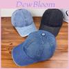Gorra de Béisbol Clásica de Mezclilla Para Hombres y Mujeres Con Protección Solar y Transpirabilidad