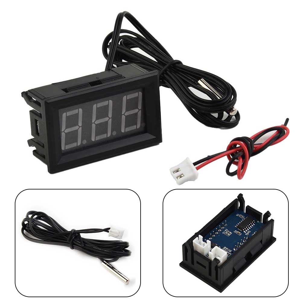Aquarium Digital Thermometer Vivarium Body Temperature Water Tanks 18MA