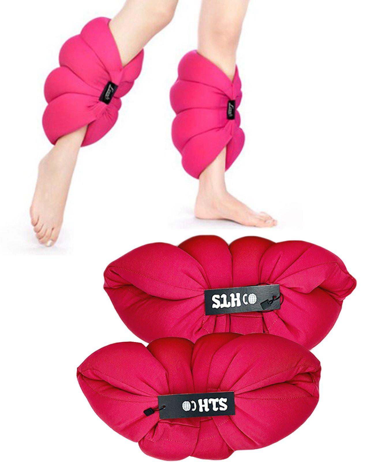 

Подушка для ног HTS Magic Foot Pillow Удивительный набор из 2 полиэстеровых подушек для ног, обе из которых вы можете носить, чтобы уменьшить отеки ног! (для ног) стройнее. розовый