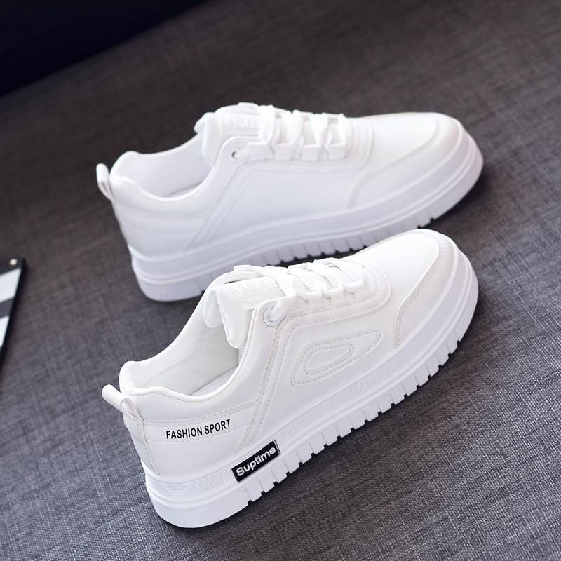 22 autumn shoes, spring and autumn trendy shoes, 22 spring new board shoes 35 белый