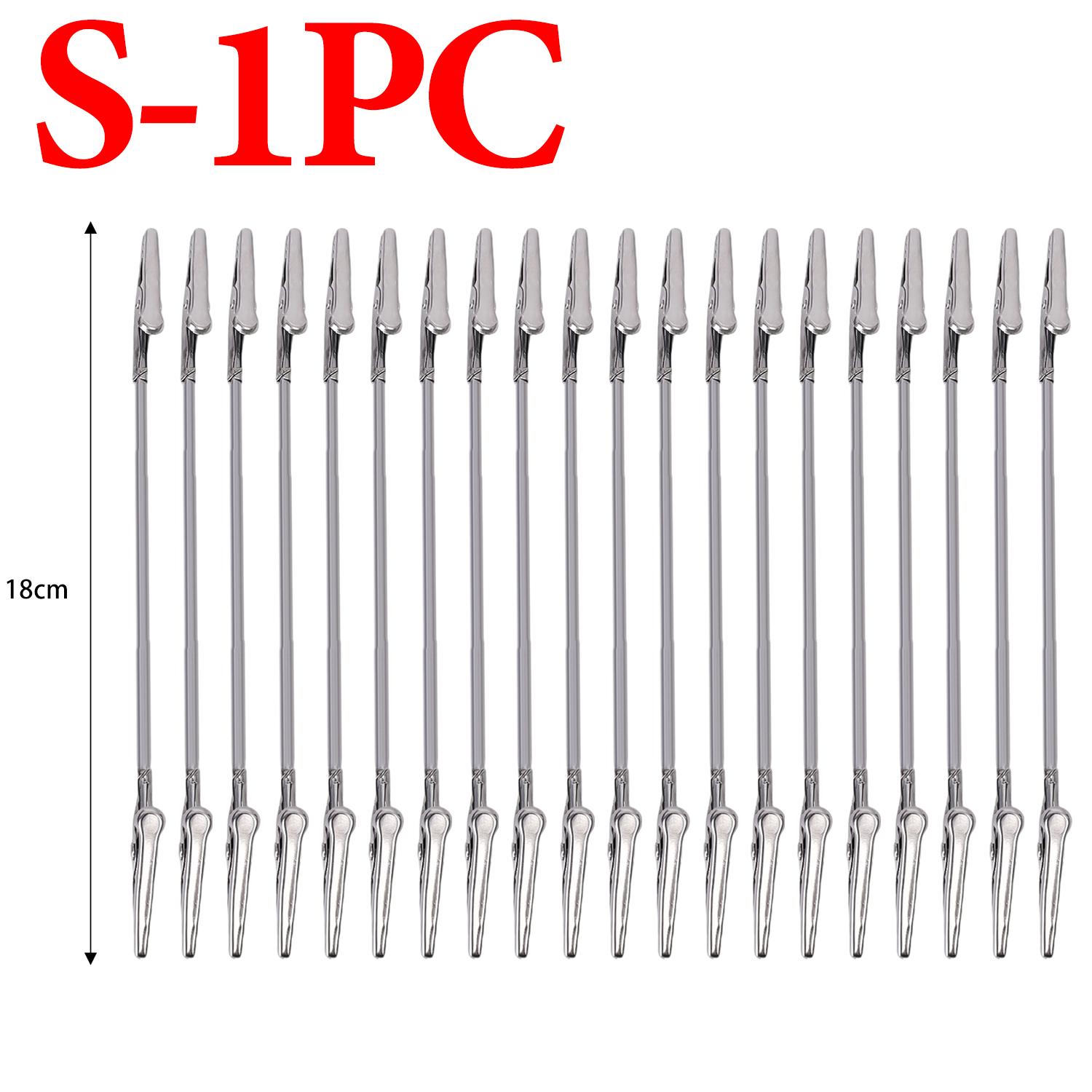 

1-50Pcs Alligator Clips Metal Double Headed Mosquito-repellent Incense Clips Long Hose Holder for DIY Note Photo Memo Label