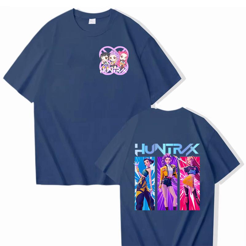 Hot Sale KPop Demon Hunters Graphic T Shirts Men Women Clothing Fashion Cartoon T-shirts Summer Casual T-shirt Streetwear