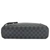 Used LOUIS VUITTON Shoulder Bag Mick MM N41106 Damier Grafitte black Dark gray Messenger