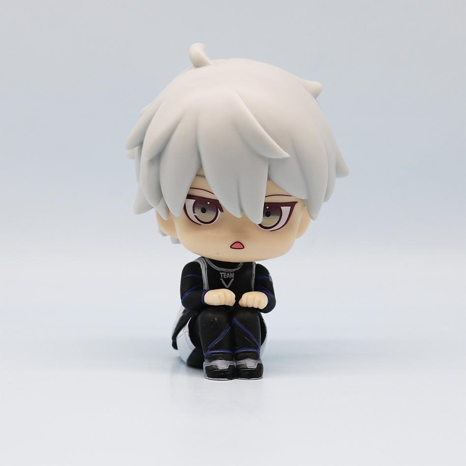 Blue Lock Action Figures Isagi Yoichi Bachira Meguru Anime Figure Q Version Figurine Pvc Collectible Model Kids Doll Toys Gifts