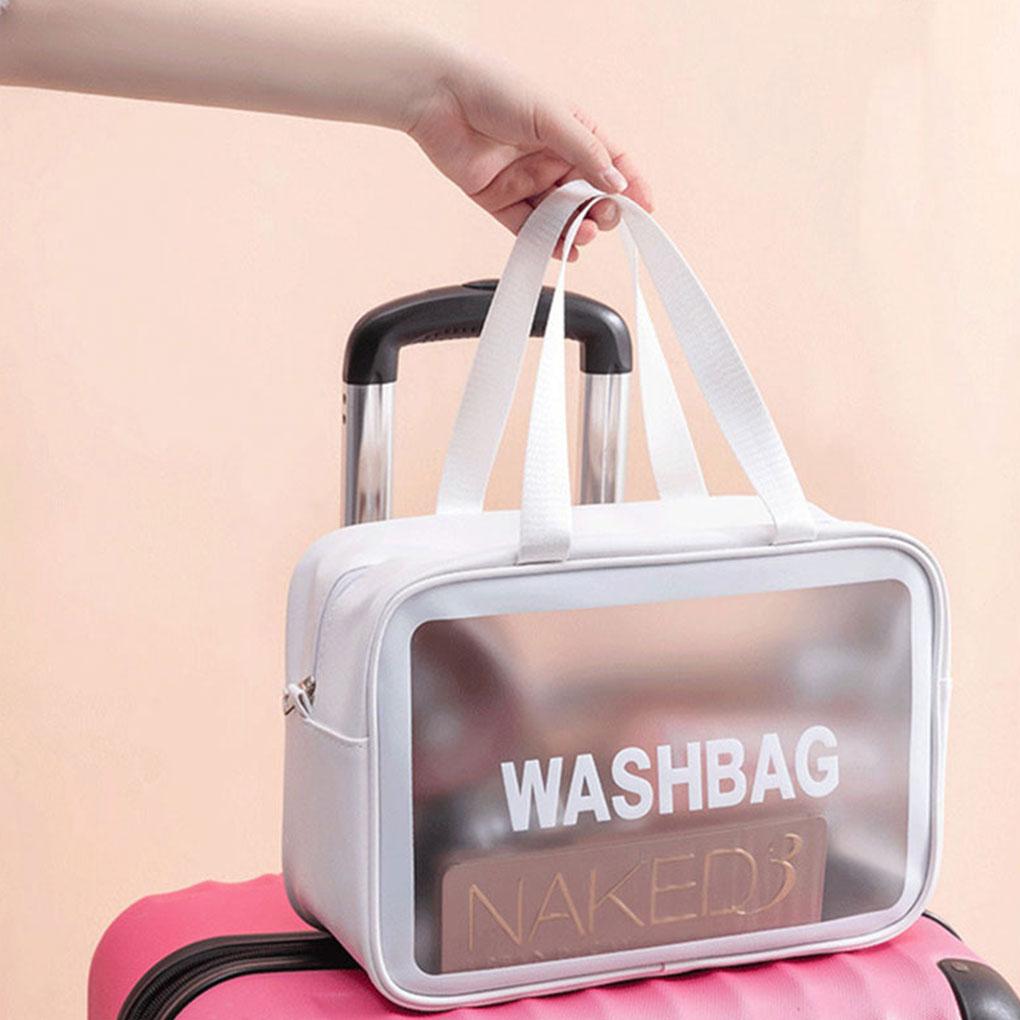 Women Travel Storage Bag Toiletry Organize Waterproof PVC Cosmetic Bag