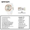 SANDA Student Quartz Wristwatch: Fashionable, Simple, Luminous, Waterproof, Versatile, Double Calendar