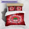 Southampton Football Printed 3 Pieces Bedding Set, Comfortable Skin Friendly Bedroom Duvet Cover Set