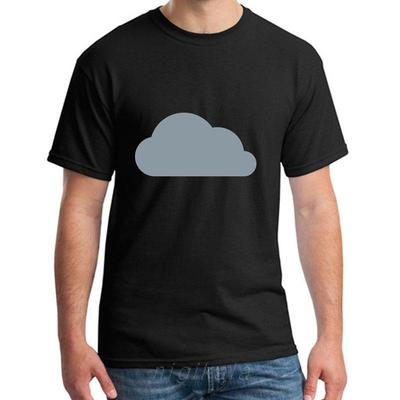 Personalisiertes Wolken-T-Shirt Mädchen Junge Bequem Lässig Sommer Mode Lustiger Druck 100% Baumwolle Herren T-Shirt Harajuku
