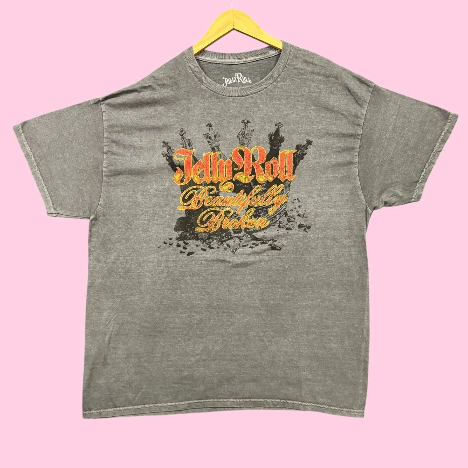 Jelly Roll Beautifully Broken Album Country Tee L S