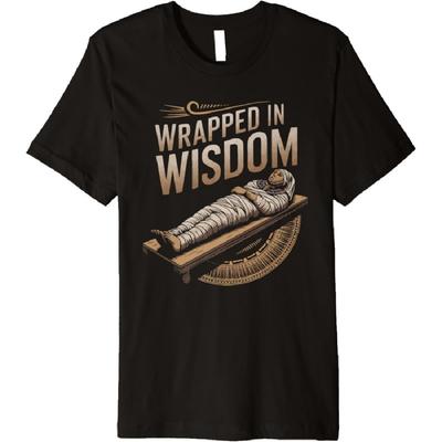 Egyptian Mythology Egypt Pyramid Ancient Egyptian Mummy Premium T-Shirt(20)