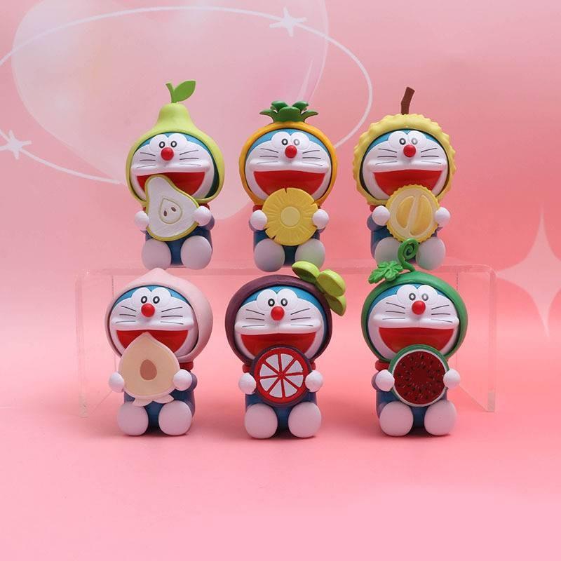 Peach Honey Doraemon Action Figure Model Doll Toy Children Holiday Gift Ornament