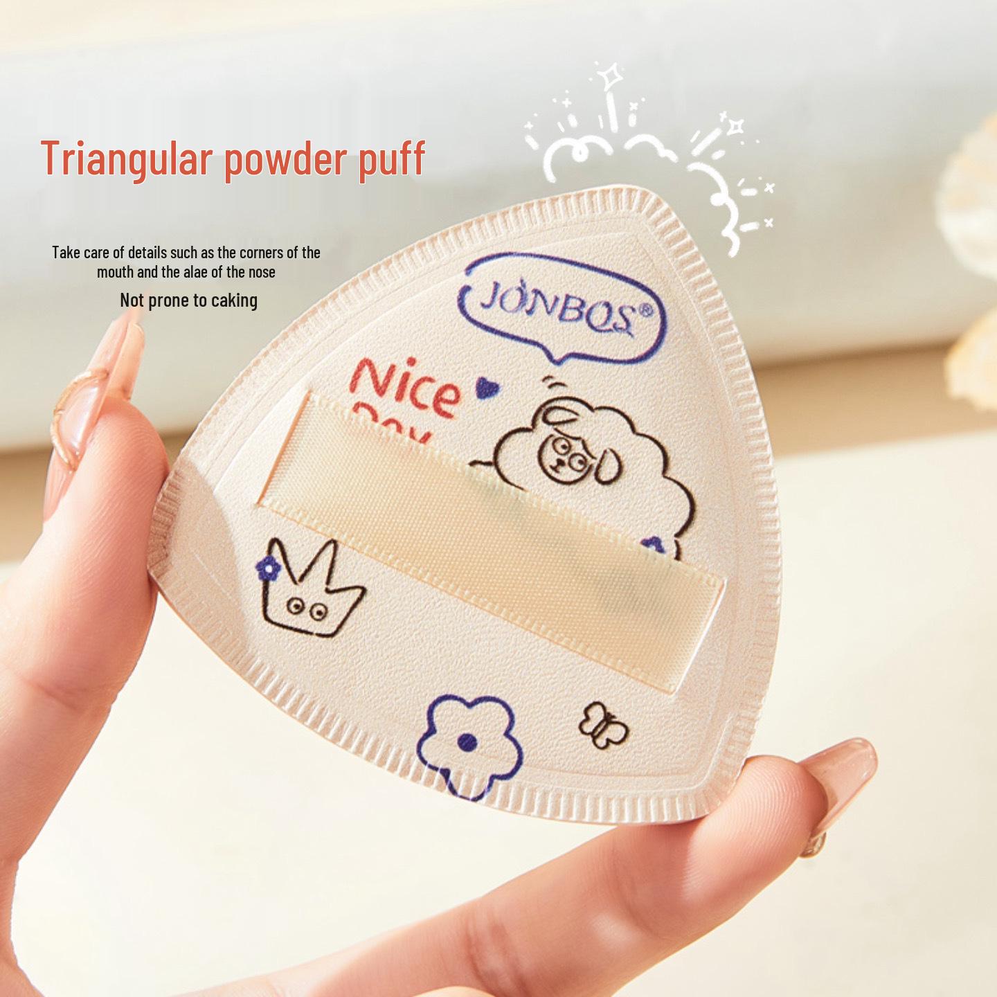 

JONBOS Мягкий Q-эластичный спонж для макияжа для влажного и сухого использования