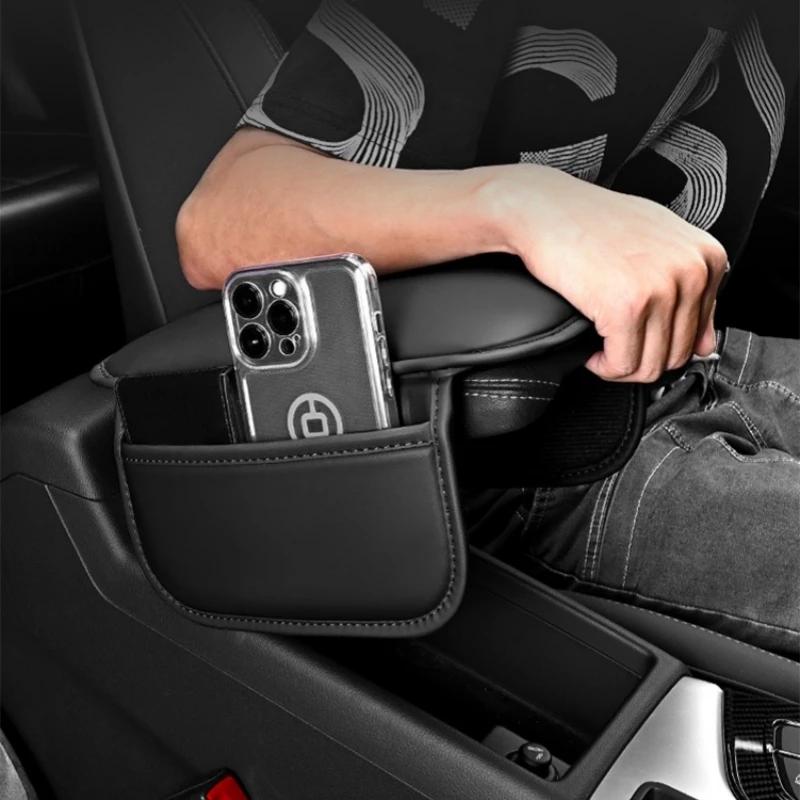 Car Center Console leather Arm Rest Box Cover Protective Mat For BMW E46 E90 E60 F30 F10 X2 X3 X5 X4 X6 X7 G30 G20 G32 G11 G12 bzcp38