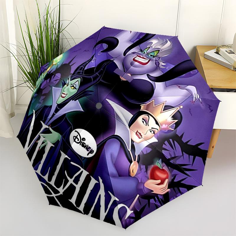 

Villain Themed Travel Umbrella-8 Ribs Automatic Opening and Closing, Portable Folding Design, Compact and Stylish Umbrella Suitable for Outd