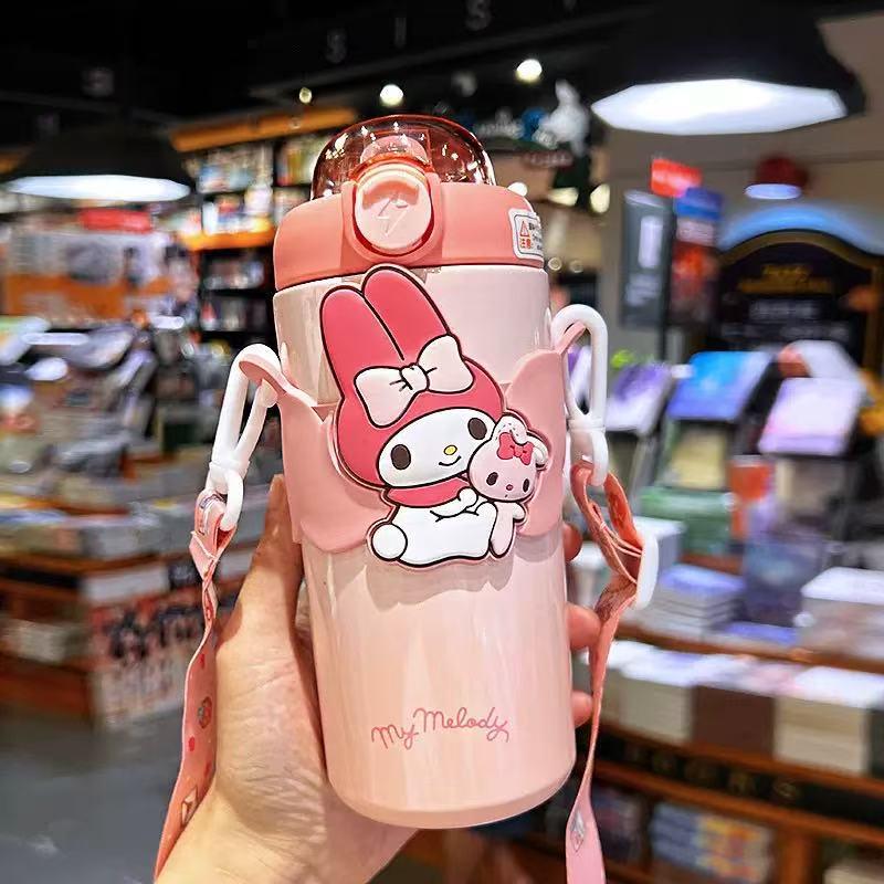 Термос-бутылка Sanrio Kuromi 316 пищевого качества для детей 500ml