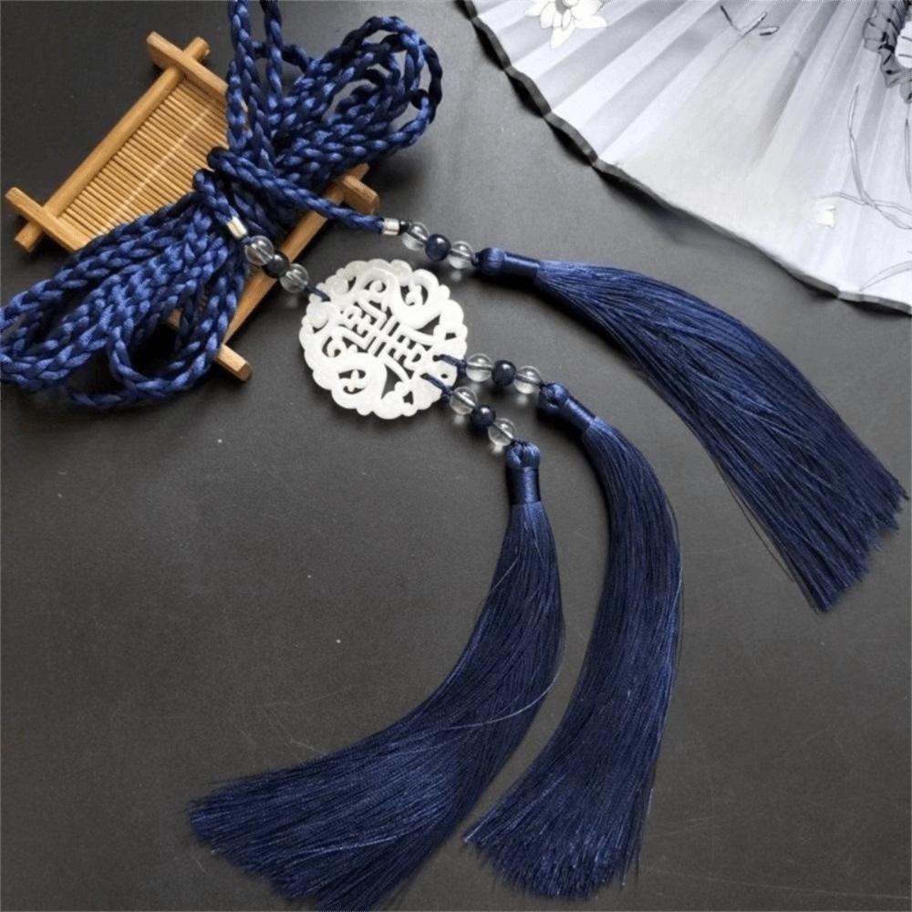 Traditional Hanfu Waist Tie Belt Chinese Style Tassel Waist Cord Braided Waist Sash  for Men Women