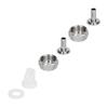 Stainless Steel Beer Keg Coupler Connector Fitting Beer Line Connector Kit for Brewing Equipment