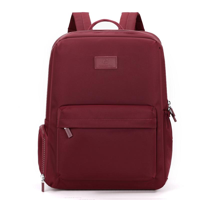 

Colorful Fox Women s Large Capacity Backpack Casual Multi-layer Travel School Bag Business Commuter Computer Backpack