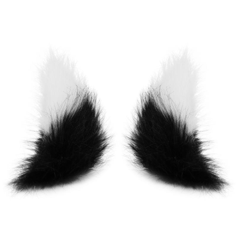 2Pcs Plush Animal Ear Headband Hairpin For Women Girls And Kids Soft Hair Accessory For Cosplay Party Halloween