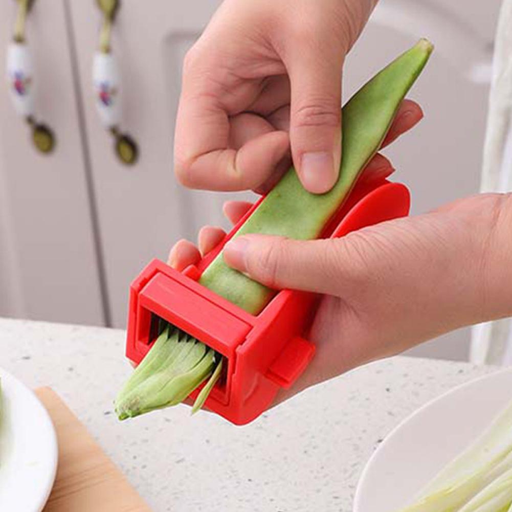 Cortador Afilado Frijoles Pelador Judías Verde Rallador Pelador Verduras Removedor  Frijoles Utensilios Universales Cocina Para