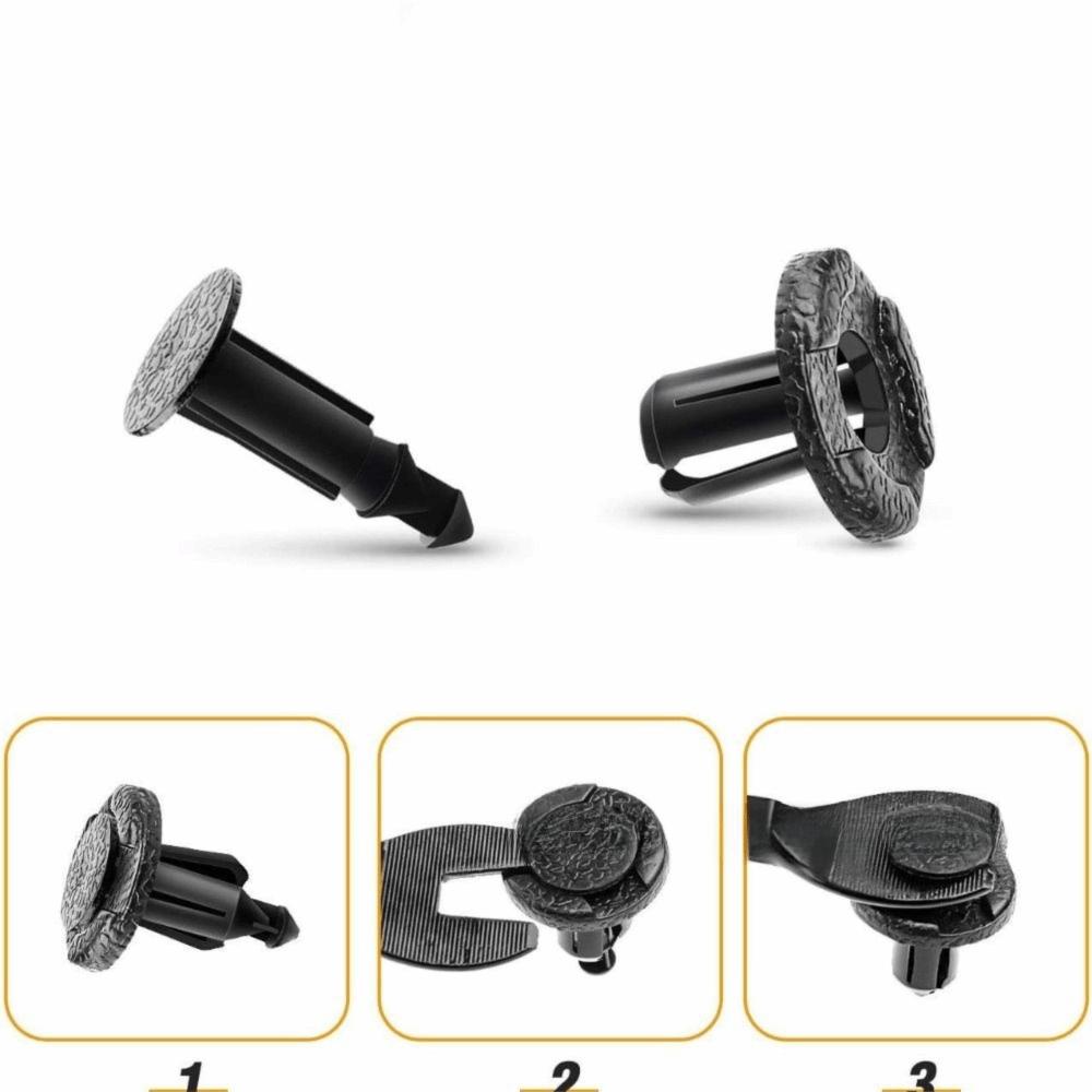 Premium Plastic Material Press Fit Expansion Fasteners Radiator Support Clips Car Bumper Fixing