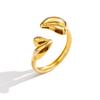Stainless Steel Snake Rings for Women,Gold Color Open Adjustable Ring, Vintage Gothic Aesthetic Jewelry Gifts