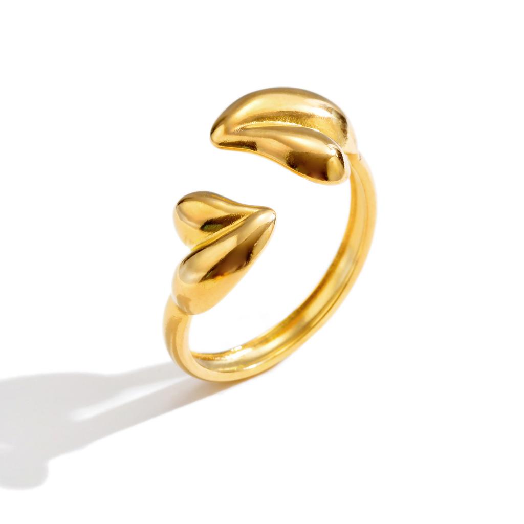 Stainless Steel Snake Rings for Women,Gold Color Open Adjustable Ring, Vintage Gothic Aesthetic Jewelry Gifts