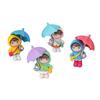 Set of 4 Cartoon Umbrella Girl Car Dashboard Decor Resin Sculpture Ornament For Auto Interior Decoration And Gift Giving