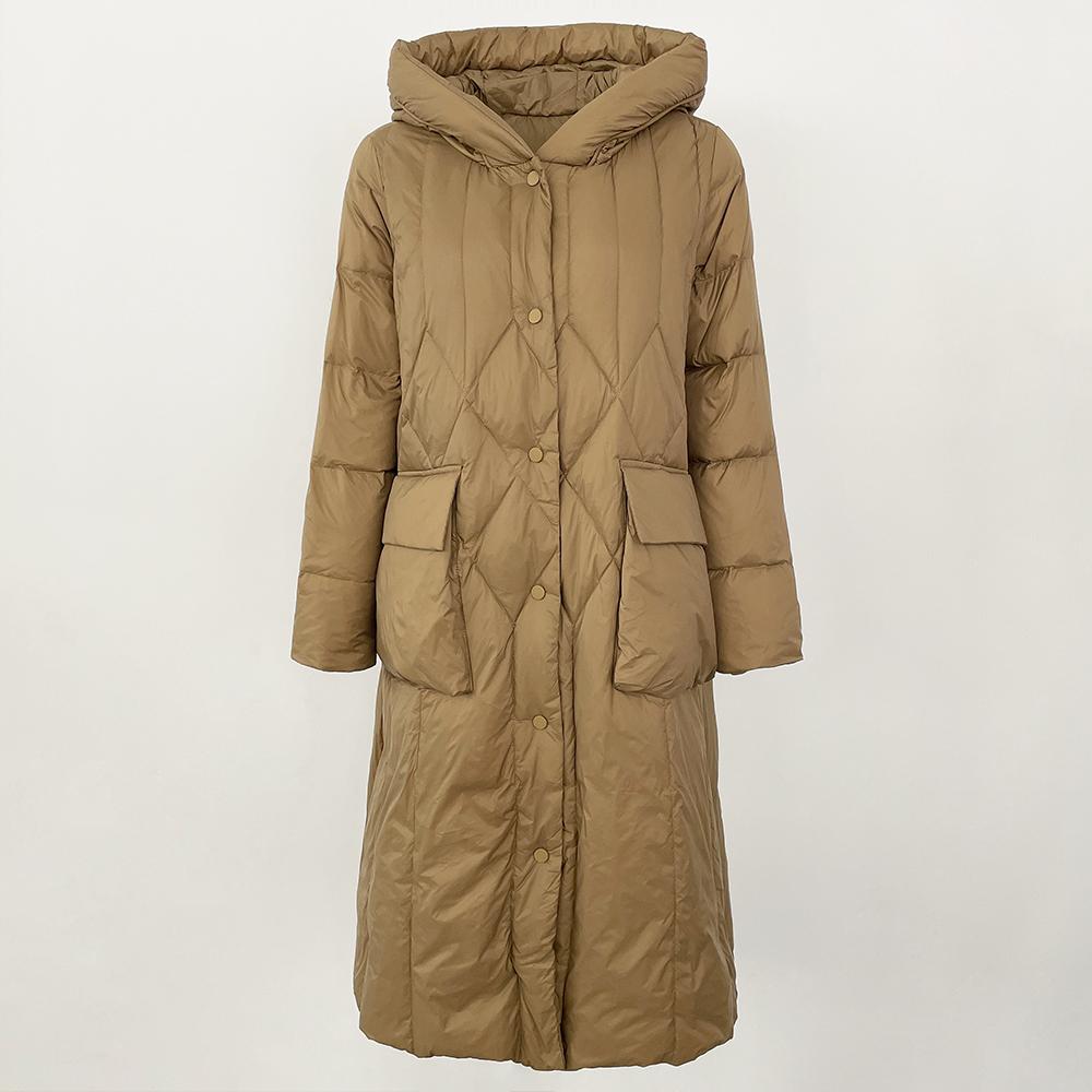 OFTBUY Зимняя повседневная утепленная куртка-пуховик в корейском стиле с капюшоном — фото 4