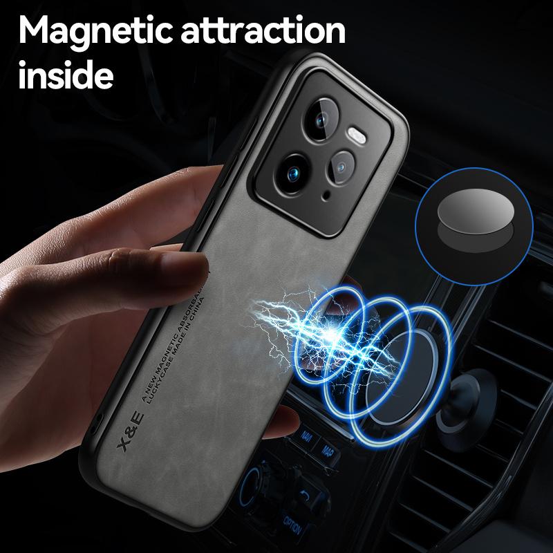 For Realme GT7 Pro Case Luxury Magnetic Leather Phone Cases for Oppo Realmegt7 7pro GT7Pro Silicone Protective Back Coque Fundas