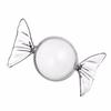 3pcs Round Egg Shaped Transparent Chocolate Candy Box Plastic Chimeric Preservation Container
