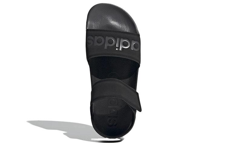 Adilette Adidas Sandál 'Černá Šedá' FY8649