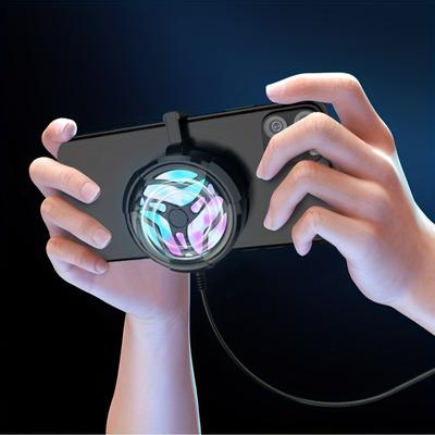 AL01 Cell Phone Cooler Portable Mobile Phone Radiator Phone Cooling Fan Dissipate Heat Phone Cooling For Gaming