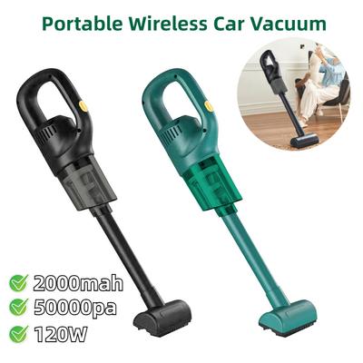 Portable Wireless Car Vacuum High Power Wireless Car Vacuum Cleaner Strong Suction with Detachable Dust Box Household Supplies
