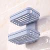 No Punching Double-layer Soap Box Storage Rack Soap Rack Rack Non-marking Paste