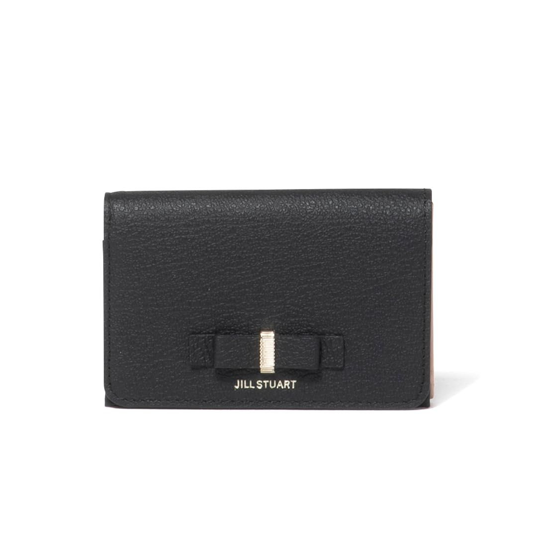 

Jill Stuart Women s Misty Leather Business Card Case with Ribbon Motif, JSLW4CM1