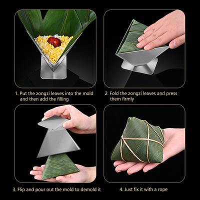 Drachenbootfest Zongzi Form Sushi Form Dreieck Reisbällchen Bento Form Gebäckform Backform Küchenzubehör