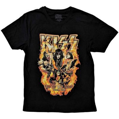 Kiss Unisex Adult End Of The Road Tour T-Shirt