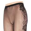 Top Quality Women's Sexy Fishnet Net Long Stocking Jacquard Pantyhose Tights Side Rose