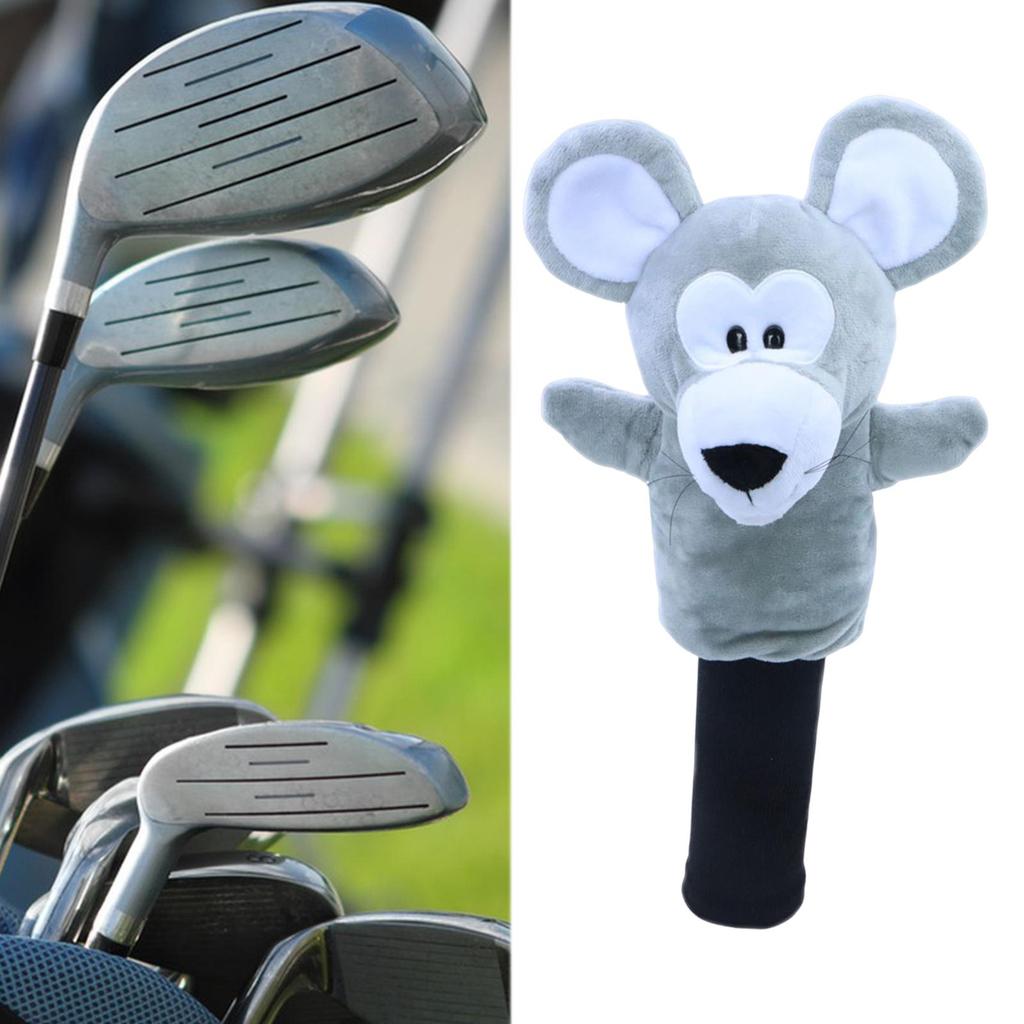 Rat Golf Headcover Lovely Cute Lightweight Gift Club Cover for Friends Ladies Women