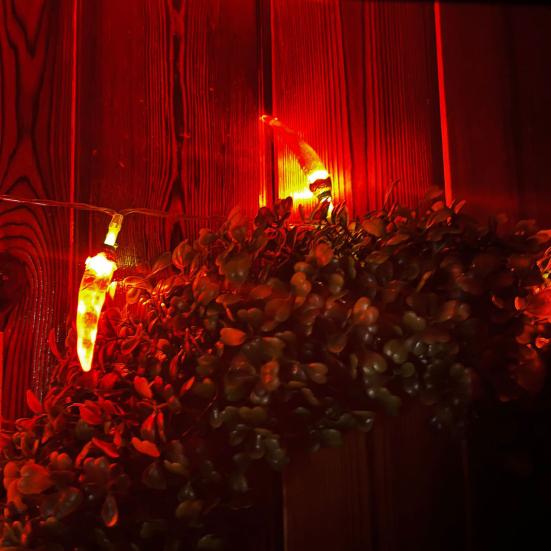Chili Pepper Light LED Light Festive Battery-operated Different Light Modes High Brightness New Year Decoration Light String