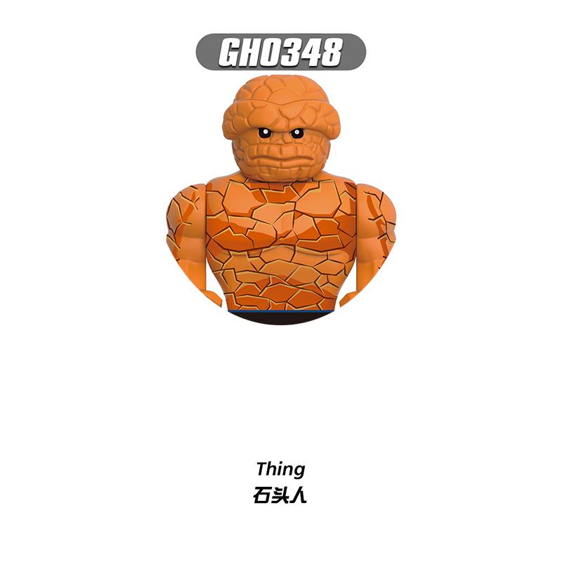 

Фантастическая Четверка Человек-Факел Кирпичики Сделай сам Игрушки Подарки Сорвиголова Каратель Минифигурки Строительные блоки Мини Экшн-фигурки Для Детей