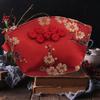 Chinese Yun Jin Seashell Coin Purse: Qipao Hanfu Shopping and Accessories Bag for Women